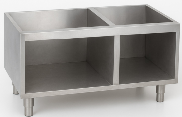 EKU Unterbau dreiseitig geschlossen, vorne offen 1600 mm breit